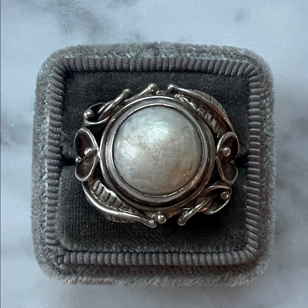 Abalone/Mother of Pearl Sterling Silver Ring